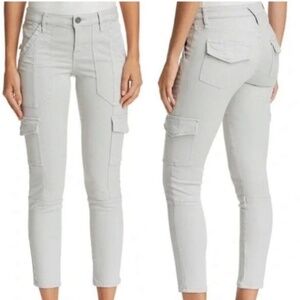 Joie Light Gray Okana Skinny Cargo Pants - Size 24